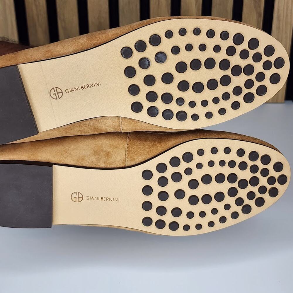 Giani Bernini Beckhamm Tailored Loafers – Women’s Suede Slip‑Ons - Size 6M - Picture 7 of 8